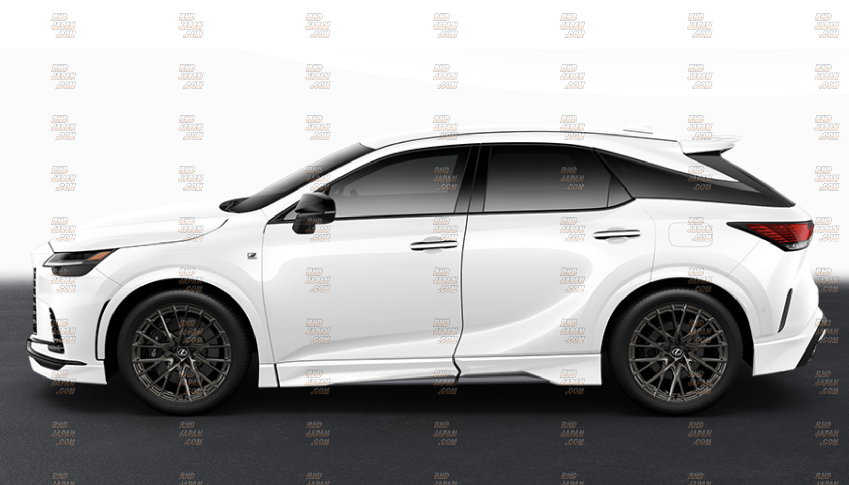 TRD F Sport Parts Rear Under Diffuser Black Edition - Lexus RX